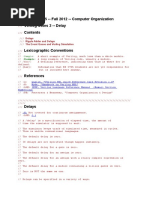 LSU EE 3755 - Fall 2012 - Computer Organization Verilog Notes 3 - Delay