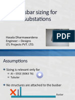 Busbar Sizing For Substation