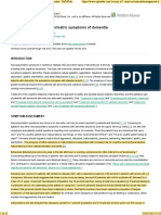 UPTODATE Management of Neuropsychiatric Symptoms of Dementia - UpToDate