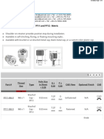 Large Knob, Spring-Loaded - Types PF11 and PF12 - Metric