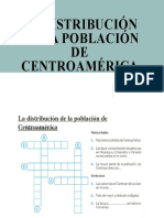 La Distribución de La Población de Centroamérica