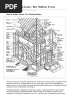 How To Build A House: The Platform Frame