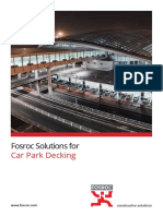 Fosroc Solutions For: Car Park Decking