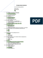 Virology Sample Questions 1