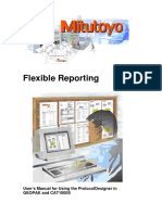 Flexible Reporting: User'S Manual For Using The Protocoldesigner in Geopak and Cat1000S