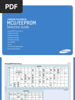 Mcu/Eeprom: Selection Guide