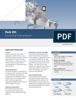 Pack 201 Horizontal Flow Wrapper: Application Information