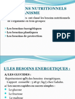 Les Besoins Nutritionnels de L'organisme SF