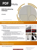 OLED Manufacturing Challenges: Jeff Spindler