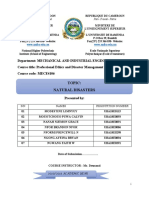 Natural Disasters and Disaster Management