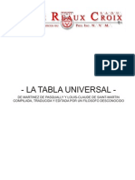 La Tabla Universal