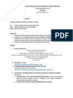 Reunión Con Padres de Familia Informe Financiero y Protocolos de Bioseguridad y Pedagogicos para El Inicio de Alternancia