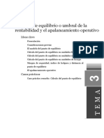 Lectura de Estudio Punto de Equilibrio