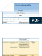 Plan Anual de Educación Artística Del 7mo Grado