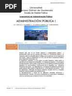 Organización Administrativa Del Gobierno de Guatemala