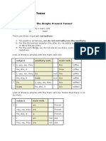 How Do We Make The Simple Present Tense?