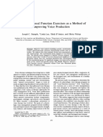 Stemple1994 Efficacy of Vocal Function Exercises As A Method of Improving Voice Production