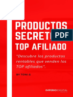 Libro Productos Secretos Top Afiliados