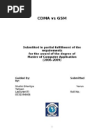 MCA CDMA Vs GSM