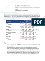 Step 1 - Enter Historical Financial Information: To Start - Download Our Free DCF Model Template in Excel