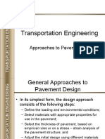 Transportation Engineering: Approaches To Pavement Design