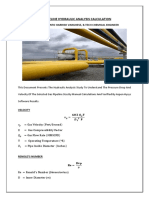 Gas Pipeline Hydraulic Analysis Calculation