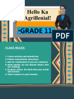 Hello Ka Agrillenial!: Grade 11