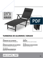 Sdraio Tumbona de Aluminio