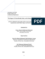 Brief of Thesis The Impact of VR Study o