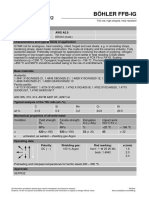 Böhler Ffb-Ig: TIG Rod, High-Alloyed, Heat Resistant