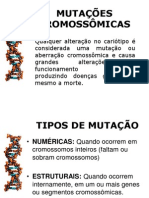 Mutações Cromossômicas