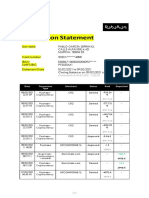 Transaction Statement