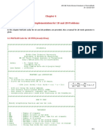 Computer Implementation For 1D and 2D Problems: 4.1 MATLAB Code For 1D FEM (Steady1d.m)