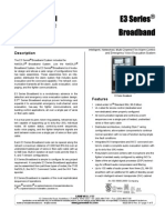 E3 Series Broadband: Description