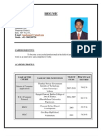 Kesavan NEW Resume With Project