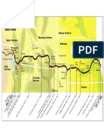 Union Pacific Railroad End of Track Dateline 1865-1869: Dakota Territory Wyoming Territory Idaho Territory Nebraska