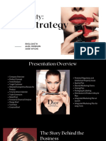 Dior Product Development Presentation