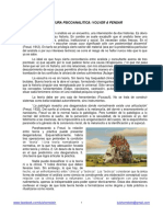 La Cura Psicoanalitica, Volver A Pensar. Luis Hornstein