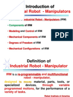 Theme 2 (Revision) Introduction of Industrial Robot - Manipulators - Ver 1. of Doz Ivan Avramov 28 Jan 2021