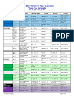 LCMS 2020 2021 Church Year Calendar Three Year Series B