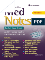 Med Notes, Pocket Drug Guide