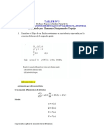 Taller #3 Solución de E.D.O Con Valores en La Frontera 2021