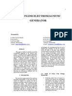 Motion Less Electromagnetic Generator