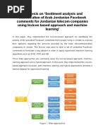 Sentiment Analysis and Classification of Arab Jordanian Facebook Comments For Jordanian Telecom Companies Using Lexicon-Based Approach and Machine Learning