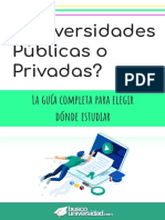 Universidades Públicas y Privadas. La Guía Completa para Elegir Dónde Estudiar