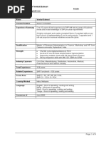 Curriculum Vitae of Venkat Balmuri HP: +60182447242 Email