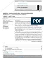 Automated Sorting of Polymer Flakes Fluorescence Labeling and Development of A Measurement System Prototype