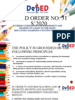 Deped Order 31 s2020 - LAC Session Group 2 - March 5 2021