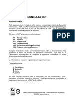 Información de Consulta MOP