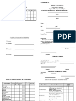 Report On Attendance Schools Division of Negros Oriental: Name: Age: Sex